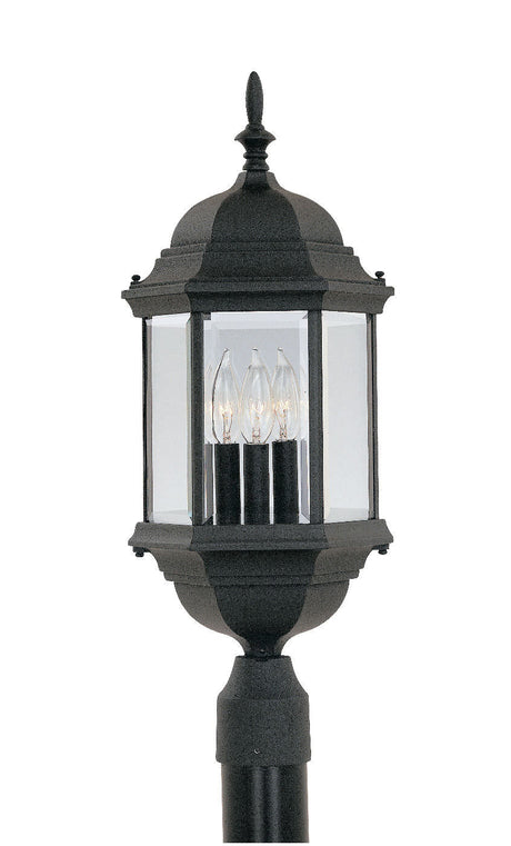 Designers Fountain 2986-BK black post lantern