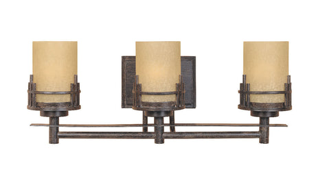 Designers Fountain 82103-WM warm mahogany vanity light