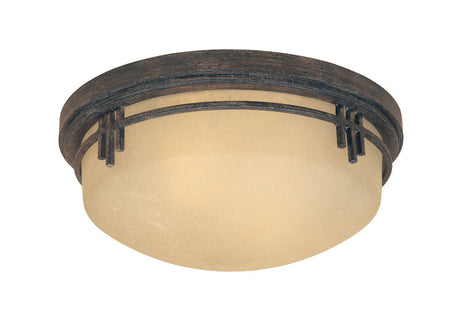 Designers Fountain 82121-WM warm mahogany flushmount light fixture