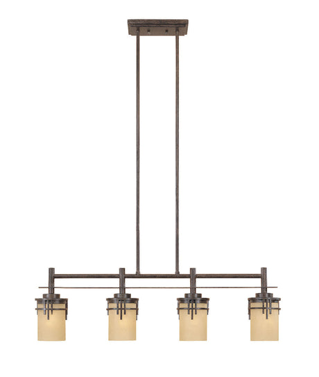 Designers Fountain 82138-WM warm mahogany billiard fixture