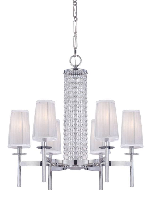 Designers Fountain 83986-CH polished chrome chandelier