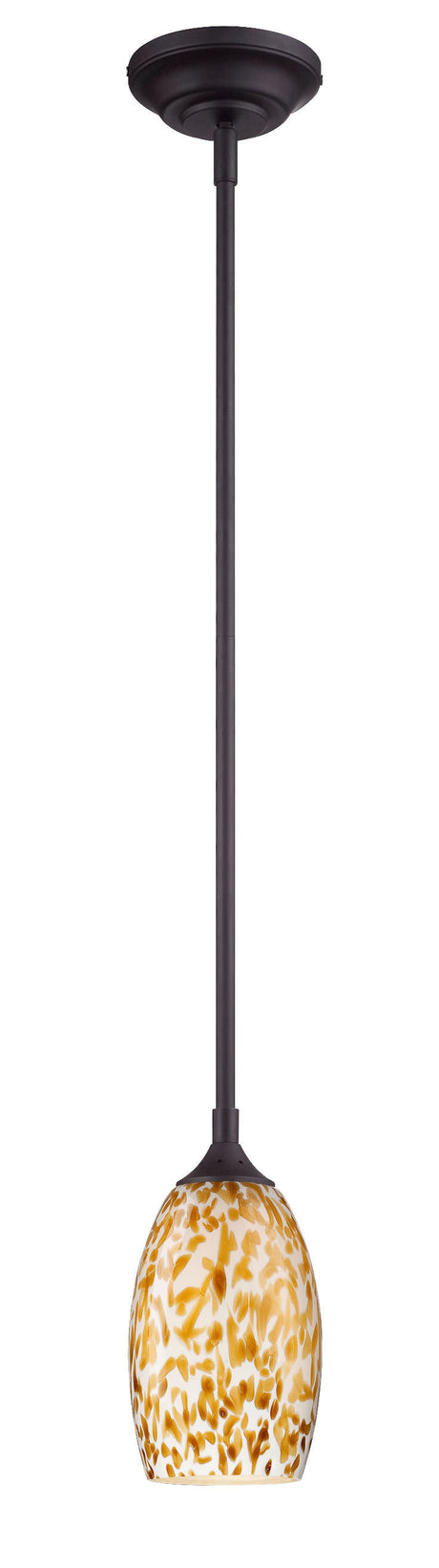 Designers Fountain LED6321-AR-ORB pendant light in oil-rubbed bronze, front view