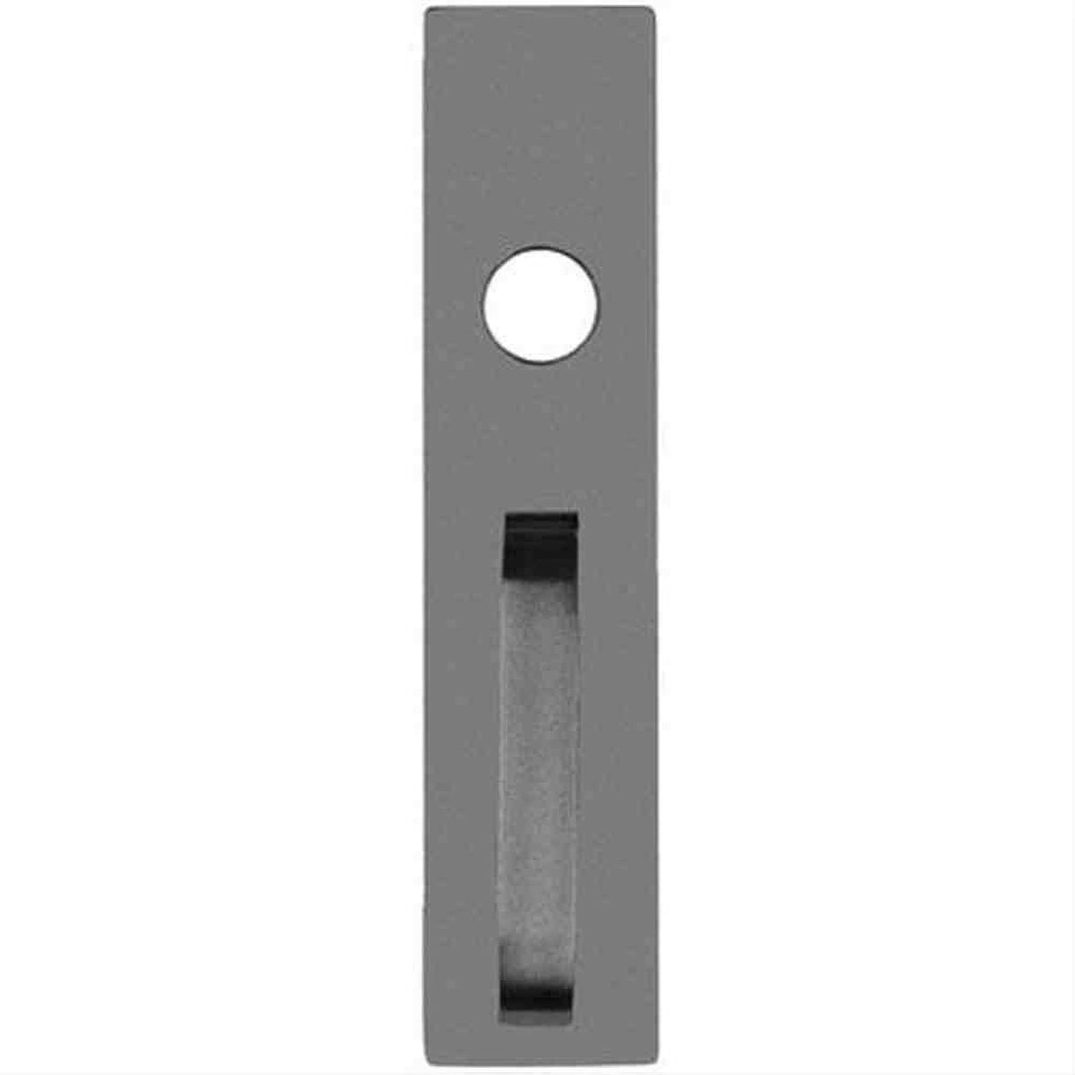 Detex 03A689 Nightlatch Pull Trim - 3-1/2" x 13-1/2" Gray