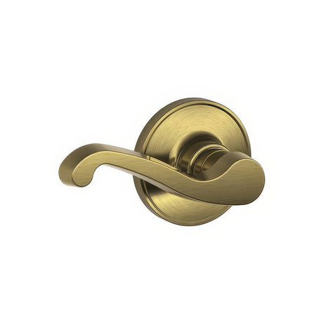 Dexter by Schlage J10LAS609 antique brass passage door lever