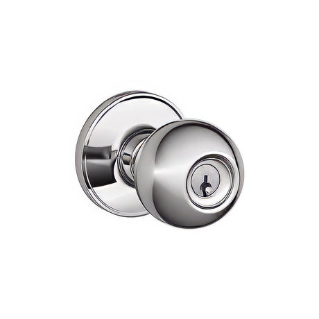 Dexter by Schlage J54CNA625 polished chrome keyed entry door knob