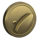 Dexter by Schlage JD81609 JD816 One Sided Deadbolt Antique Brass
