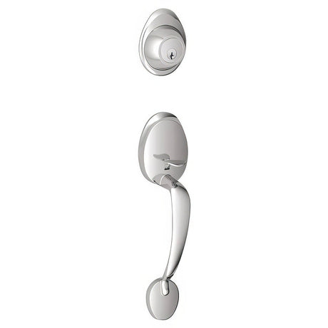 Dexter by Schlage JH58BAR625 polished chrome single cylinder handleset