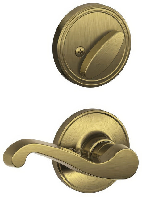 Dexter by Schlage JH59LAS609RH JH59LAS-RH Lasalle Right Handed Interior Pack Lever Antique Brass