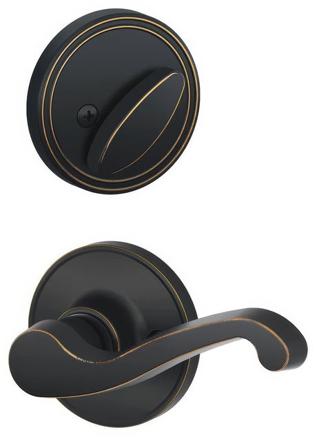 Dexter by Schlage JH59LAS716LH JH59LAS-LH Lasalle Left Handed Interior Pack Lever Aged Bronze