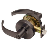 Dexter Commercial C1000CLRMC613KDC C1000 Classroom Grade 1 Curved Lever Clutching Cylindrical Lock Oil Rubbed Bronze