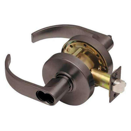 Dexter Commercial C1000STRMC613SFIC C1000ST Storeroom Grade 1 Curved Lever Clutching Cylindrical Lock Oil Rubbed Bronze