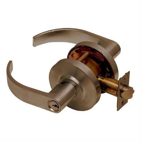 Dexter Commercial C2000CLCLRMC613KDC C2000CLCLRM Classroom Grade 2 Curved Lever Clutching Cylindrical Lock Oil Rubbed Bronze