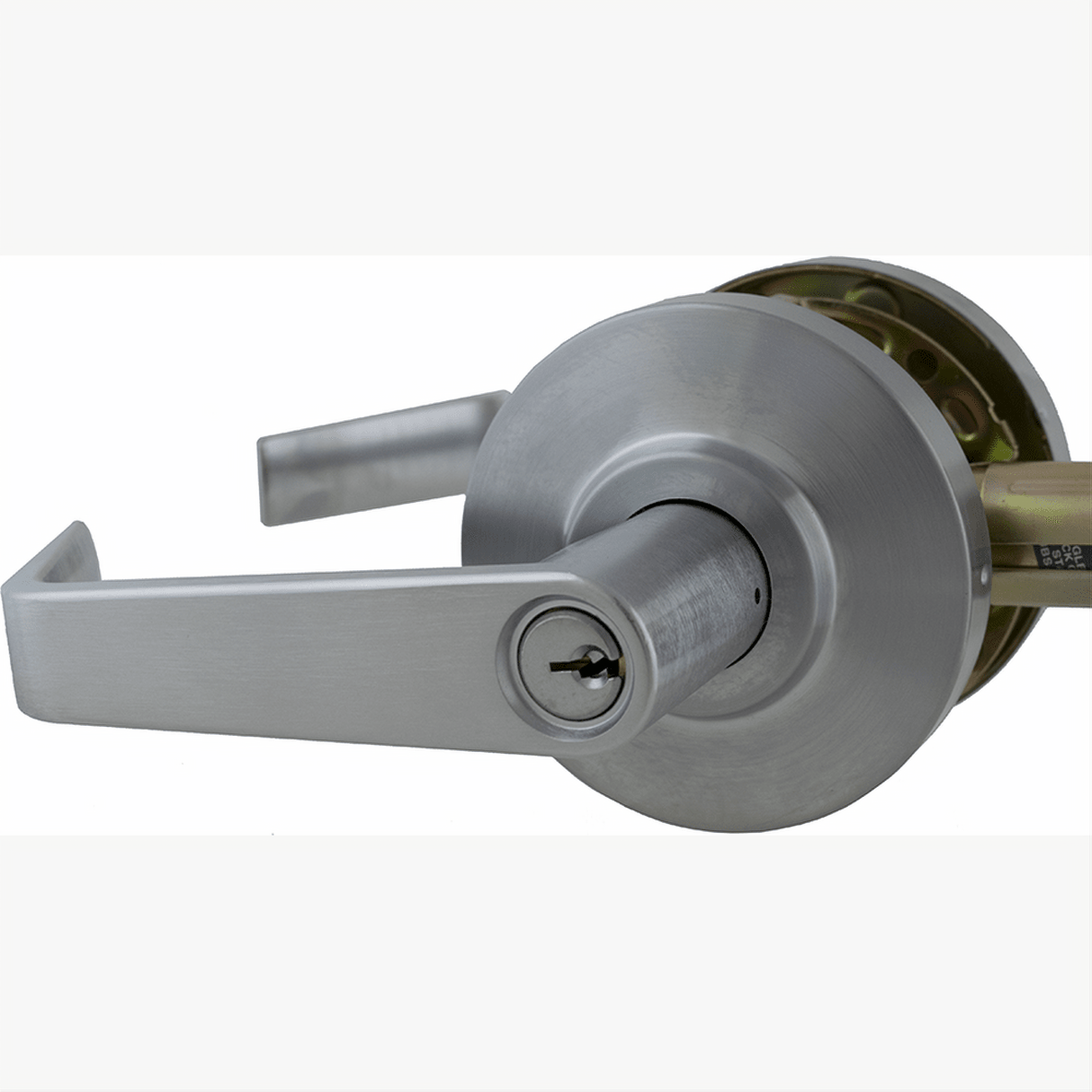 Dexter Commercial C2000CLENTRR626KDC C2000CLENTRR Entry Office Grade 2 Regular Lever Clutching Cylindrical Lock Satin Chrome