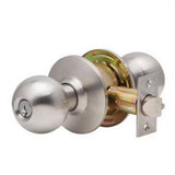 Dexter Commercial C2000CLRMB630KDC C2000CLRMB Classroom Grade 2 Ball Knob Non Clutching Cylindrical Lock Satin Stainless Steel