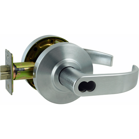 Dexter Commercial C2000CLSTRMC626SFIC C2000CLSTRMC6 Storeroom Grade 2 Curved Lever Clutching Cylindrical Lock Satin Chrome