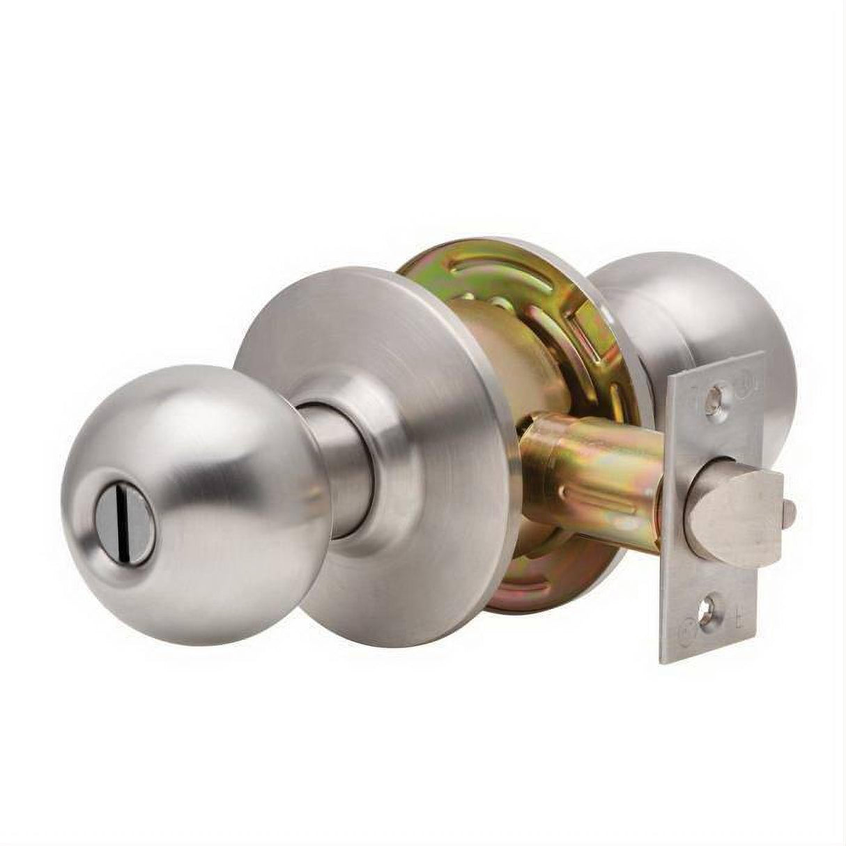 Dexter Commercial C2000PRIVB630 C2000PRIVB6 Privacy Grade 2 Ball Knob Non Clutching Cylindrical Lock Satin Stainless Steel