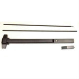 Dexter Commercial ED1500VEO3FT7FTDH695 ED1500VEO3FT7FTDHSP 3 Feet x 7 Feet Grade 1 Surface Vertical Rod Exit Only Exit Device Dark Bronze