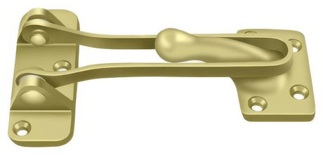 Deltana DG425U3 polished brass door guard latch