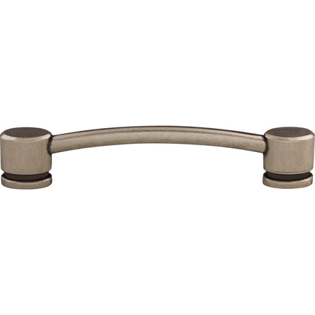 Top Knobs TK64PTA Oval Thin 5" Center to Center Bar Pull Pewter Antique