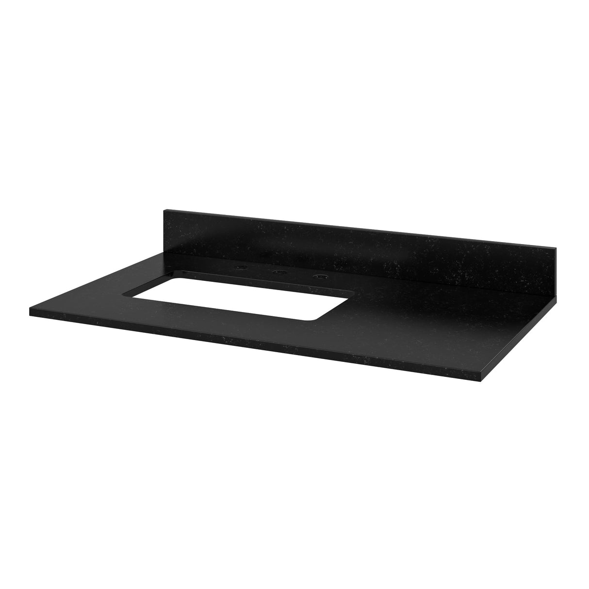 Jeffrey Alexander Percival 36" Dark Walnut Single Sink Bathroom Vanity with Black Granite Top - 8 in. Widespread Faucet Top product image 4