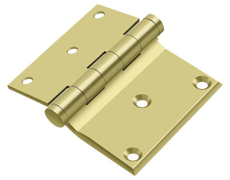 Deltana DHS3035U3 polished brass door hinge