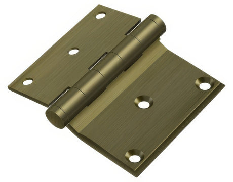 Deltana DHS3035U5 antique brass door hinge
