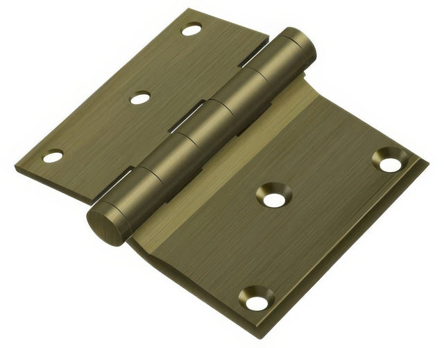 Deltana DHS3035U5 antique brass door hinge
