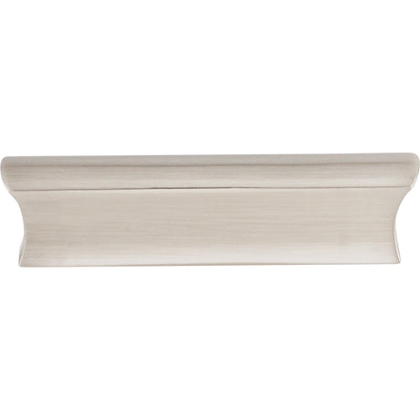 Top Knobs TK553BSN Glacier 3" Center to Center Finger Pull Brushed Satin Nickel