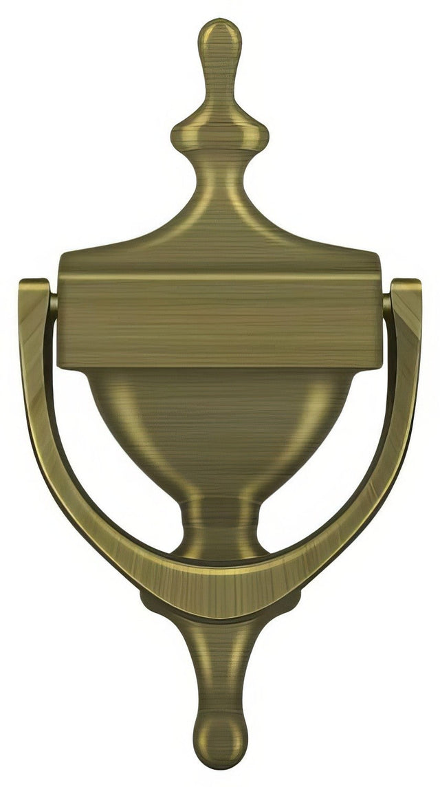 Deltana DK7356U5 antique brass door knocker