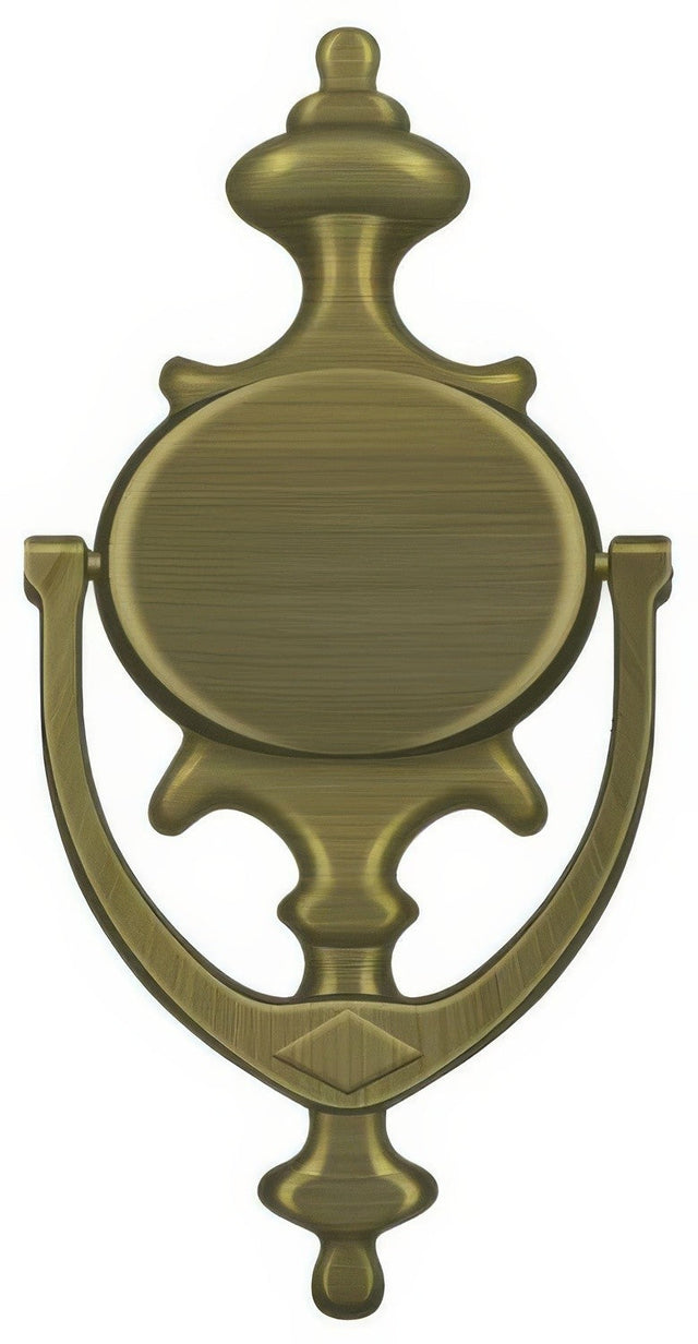 Deltana DK854U5 antique brass door knocker