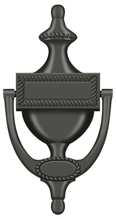 Deltana DKR75U10B oil rubbed bronze door knocker