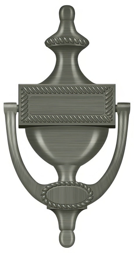 Deltana DKR75U15A antique nickel door knocker