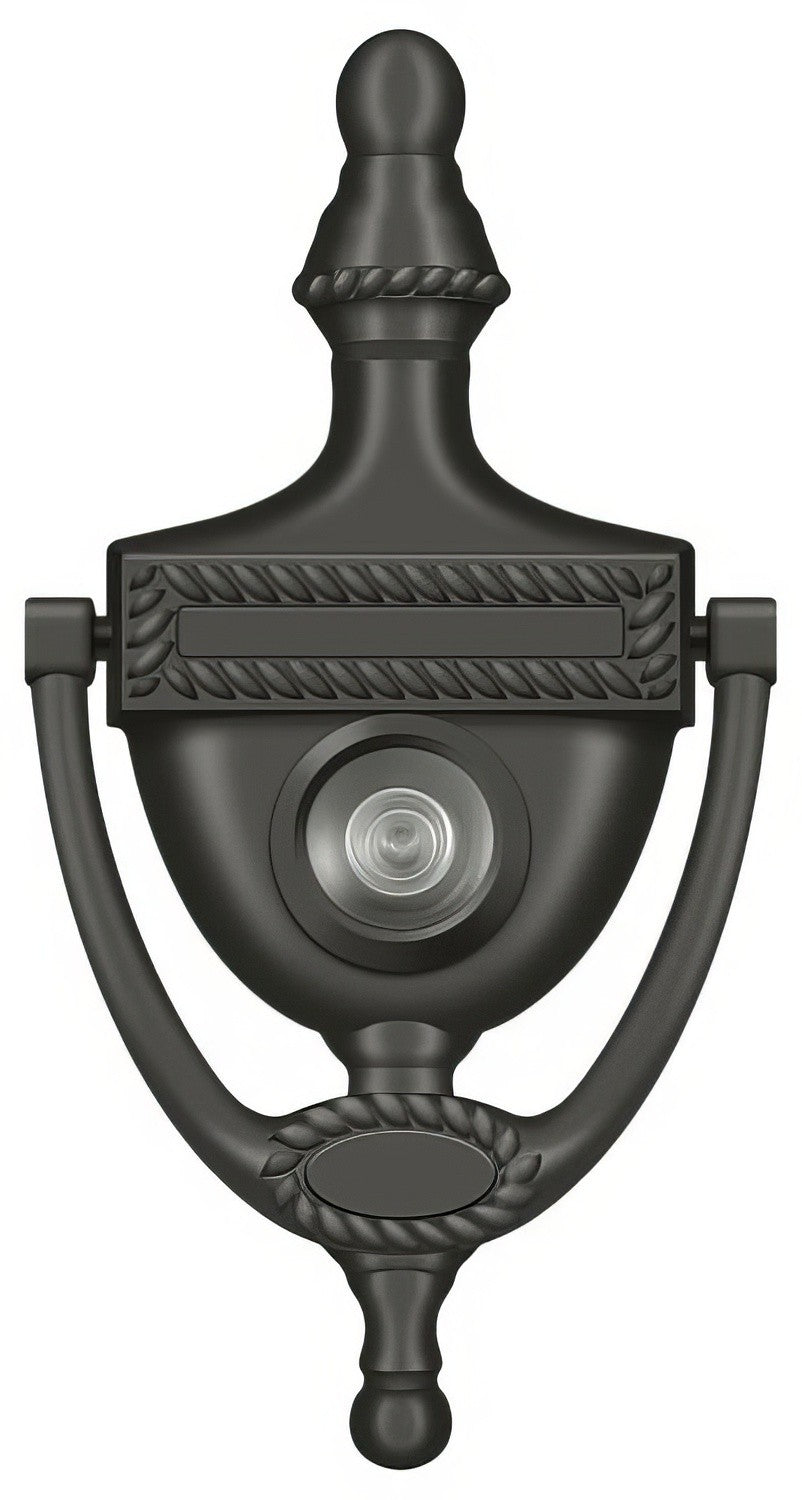 Deltana DKV6RU10B door knocker in satin stainless, additional view