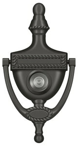 Deltana DKV6RU10B door knocker in satin stainless, additional view