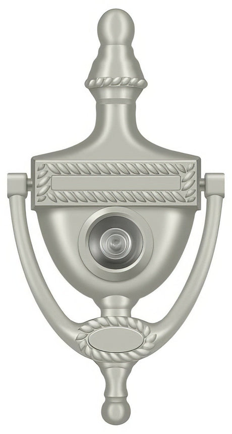 Deltana DKV6RU15 satin nickel door knocker