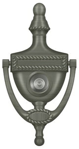Deltana DKV6RU15A door knocker in satin stainless, additional view