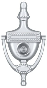 Deltana DKV6RU26D door knocker in satin stainless, additional view
