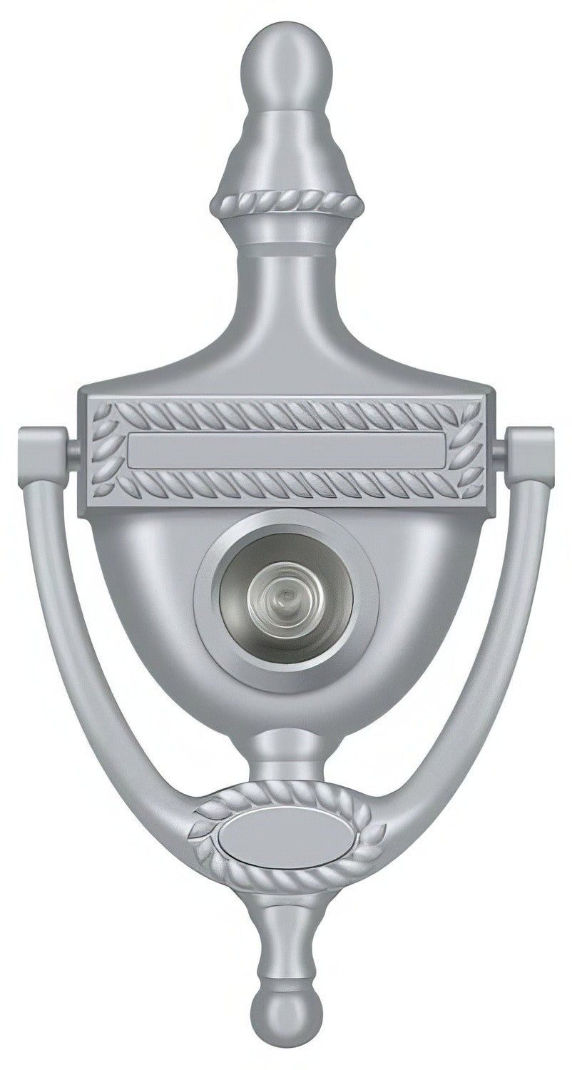 Deltana DKV6RU26D door knocker in satin stainless, additional view