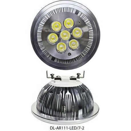 Dabmar Lighting DL-AR111-LED/7-2/64K super bright white light bulb