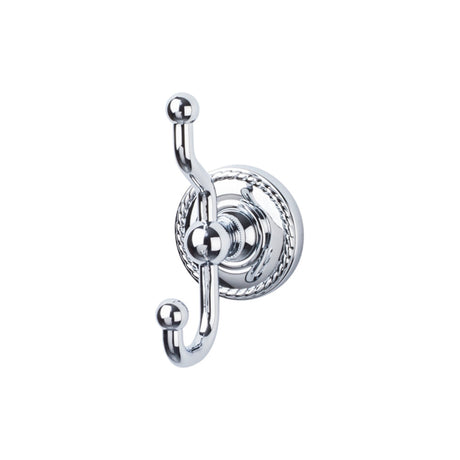 Top Knobs ED2PCF TOP BATH (R) Edwardian Bath 5" Wall Bath Hooks Polished Chrome