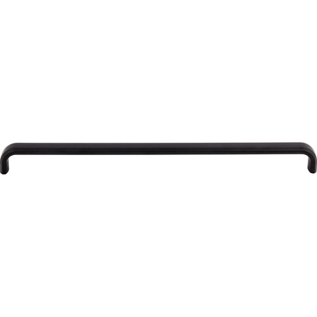 Top Knobs TK3016BLK Telfair 12" Center to Center Bar Pull Flat Black