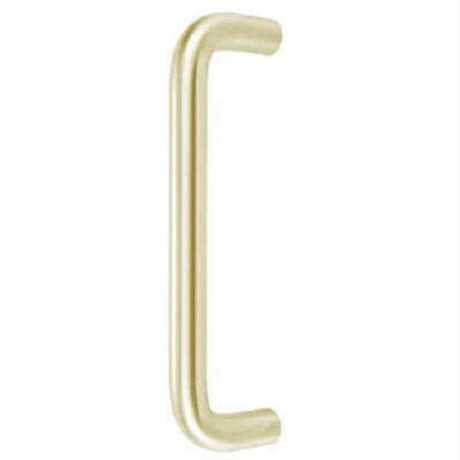 Don-Jo 15606 15 3/4" Round Door Pull with 6" CTC Satin Brass