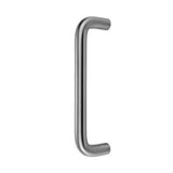 Don-Jo 15630 15 3/4" Round Door Pull with 6" CTC Satin Stainless Steel
