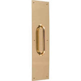 Don-Jo 7110605 7110 Pull Plate with Cast Pull Handle Bright Brass