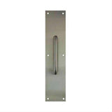 Don-Jo 7119630 7119 Pull Plate with 1" Round Pull Handle Satin Stainless Steel