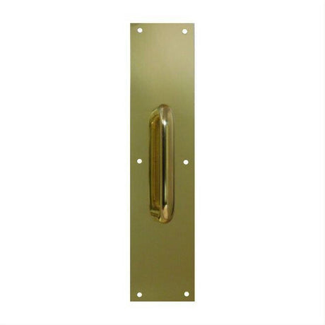 Don-Jo 7120605 7120 Pull Plate Bright Brass