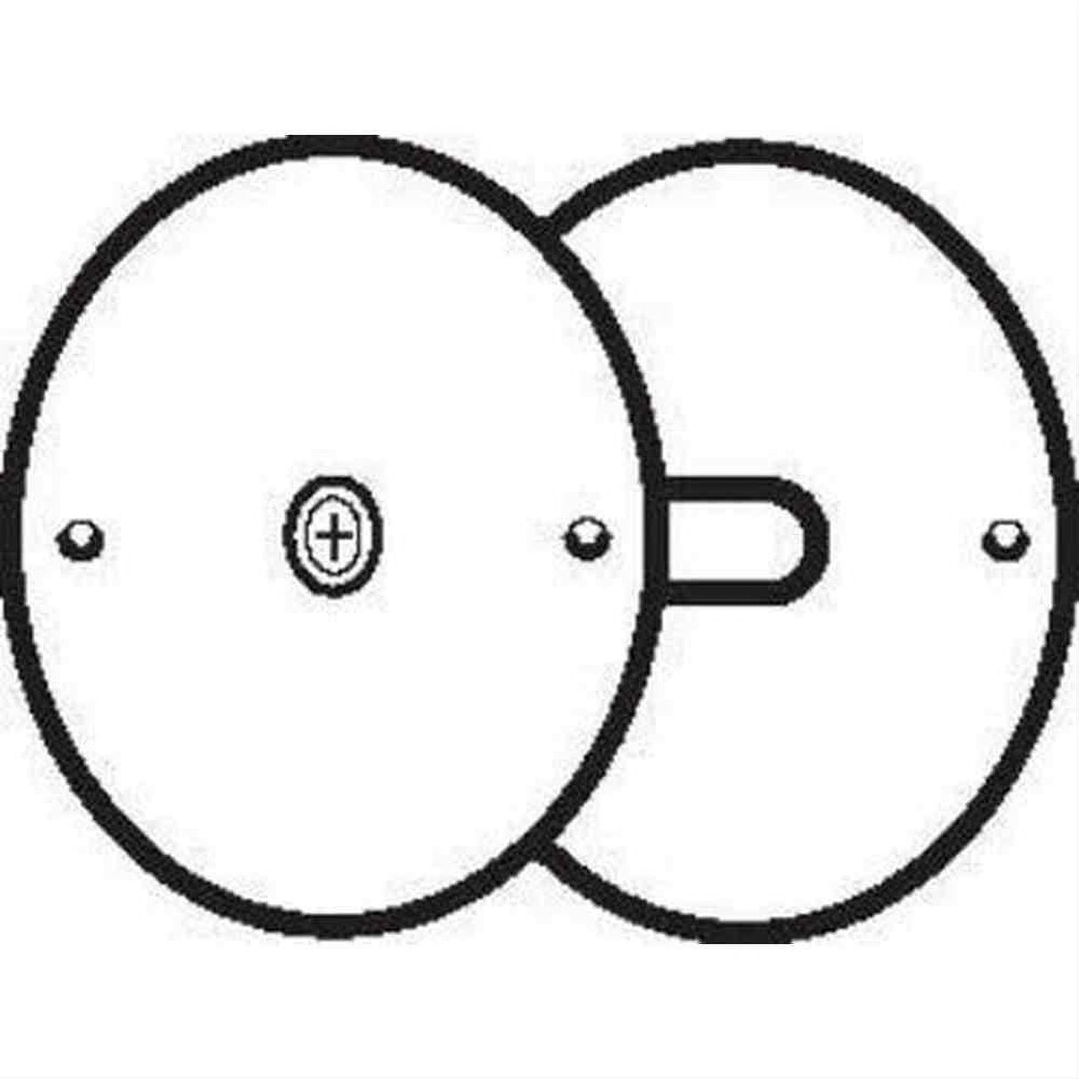 Don-Jo BF178PC BF178 Hole Filler Plate Prime Coated