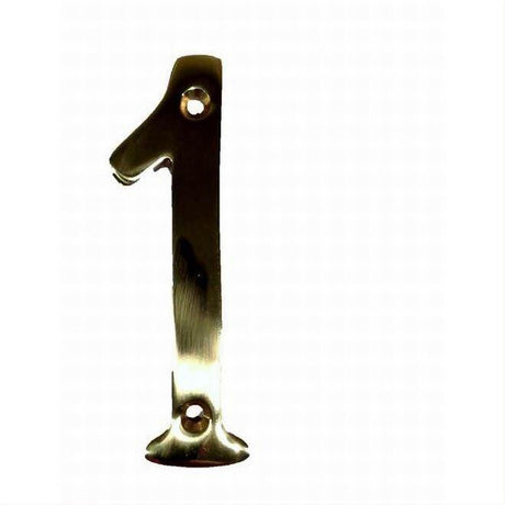 Don-Jo BN41605 BN4 Address Number #1 Bright Brass