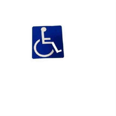 Don-Jo HD1 Handicap Decal White on Blue