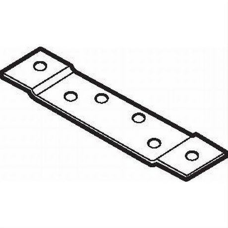 Don-Jo HR130 4-1/2" Hinge Reinforcement Raw Steel
